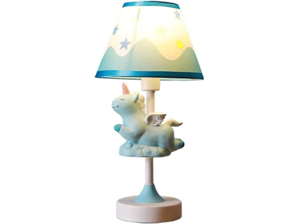 Luminária De Mesa Ysjngf Em Formato Unicórnio Pégaso Desenho Animado, Luminária De Cabeceira Para Quarto, Decoração De