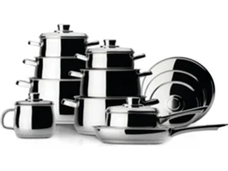 Trem de Cozinha FLAMA 318.09FL Inox (9 Peças)