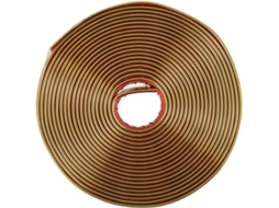 Fita adesiva dourada em PVC, removível e recortável, para decoração de paredes e bordas, ideal para faixas decorativas em paredes.