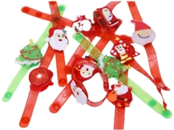 Pulseiras De Silicone Natalinas Para Crianças, Brinquedos,