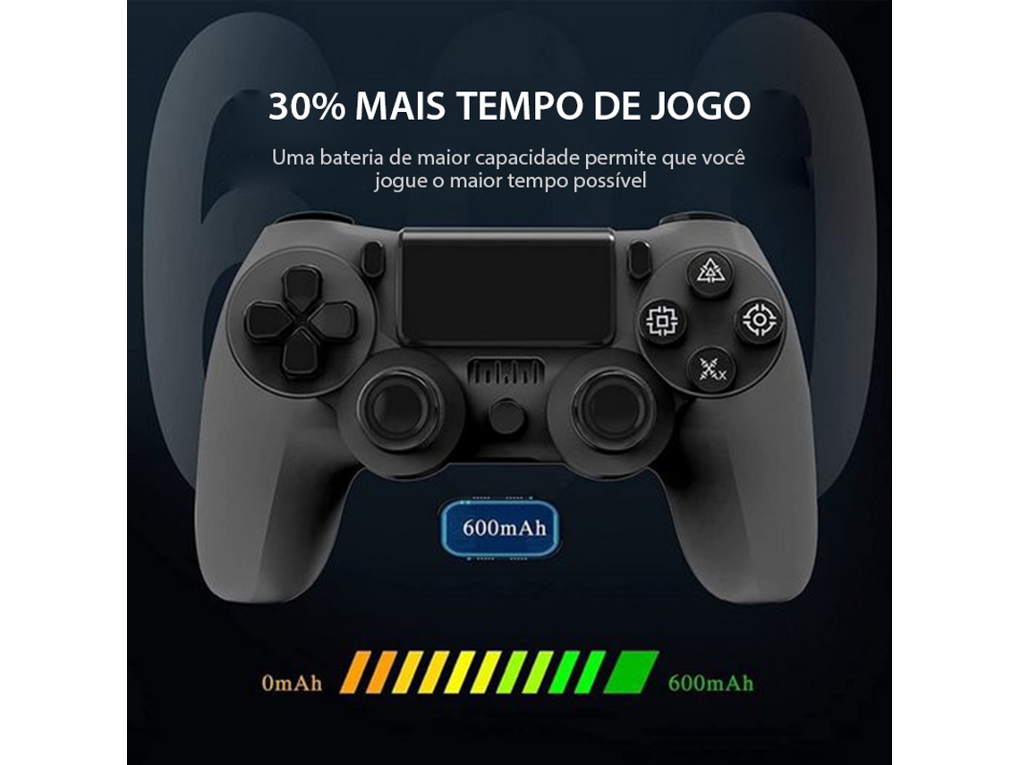 Comando PS4 KINSI Kinsi Dualshock (Wireless - Azul)