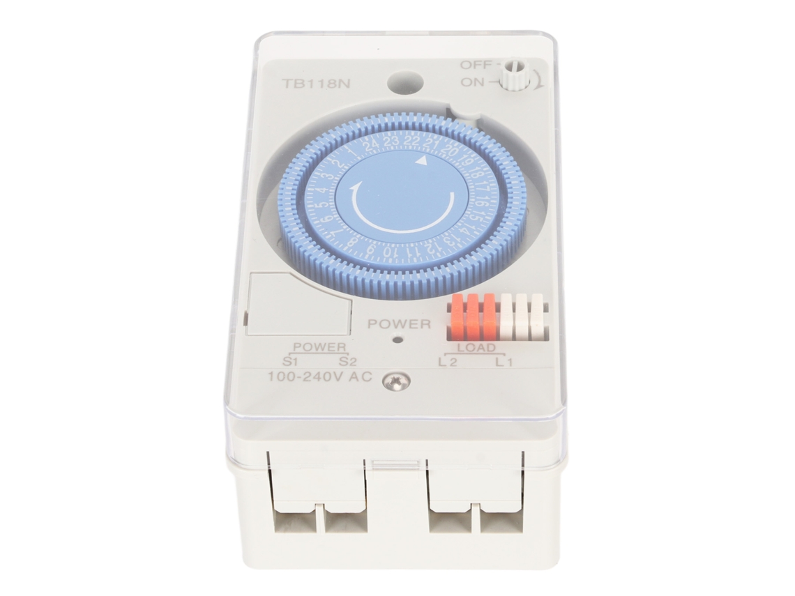 Interruptor de Tiempo Mecánico Tb118n Precisión Alta Mínimo 15 Minutos 100‑240v Ac para Hogar Cocina Exterior