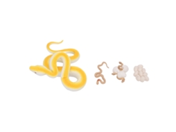 Walshlxq brinquedo de Ciclo de Vida de Serpente: Figuras e Modelos Educacionais para Aprendizagem e Decoração