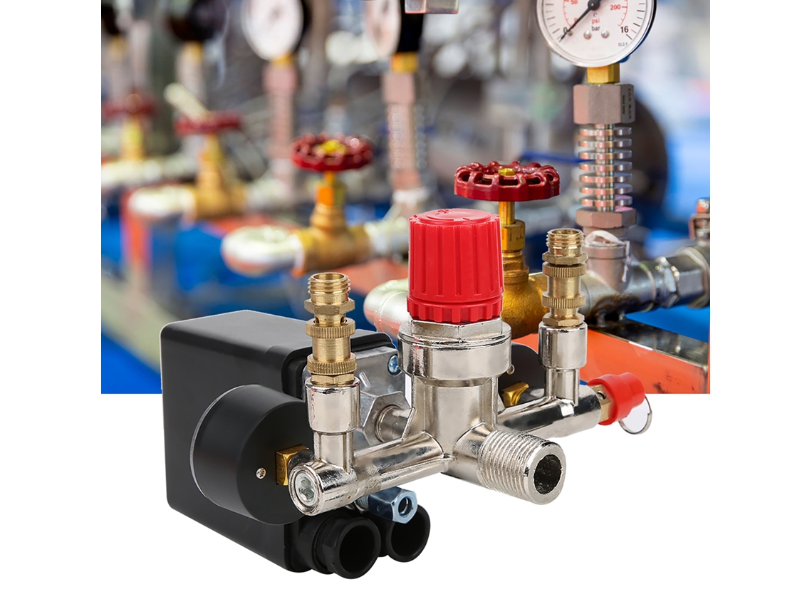 Laxiscreed Compressor De Ar Com Switch, Controlo De Pressão E Acessórios De Controle