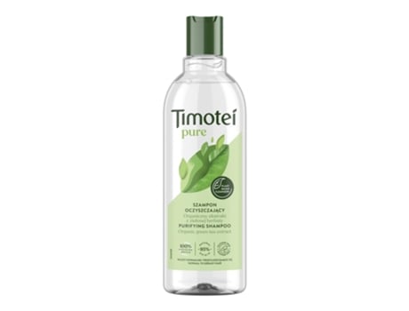 Shampoo Puro Clarificante, 400ml para cabelos equilibrados e frescos Timotei