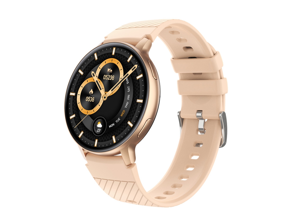 Smart Watch SHAH ARPAN S53 Monitor de Saúde de Chamadas Bluetooth Dourado