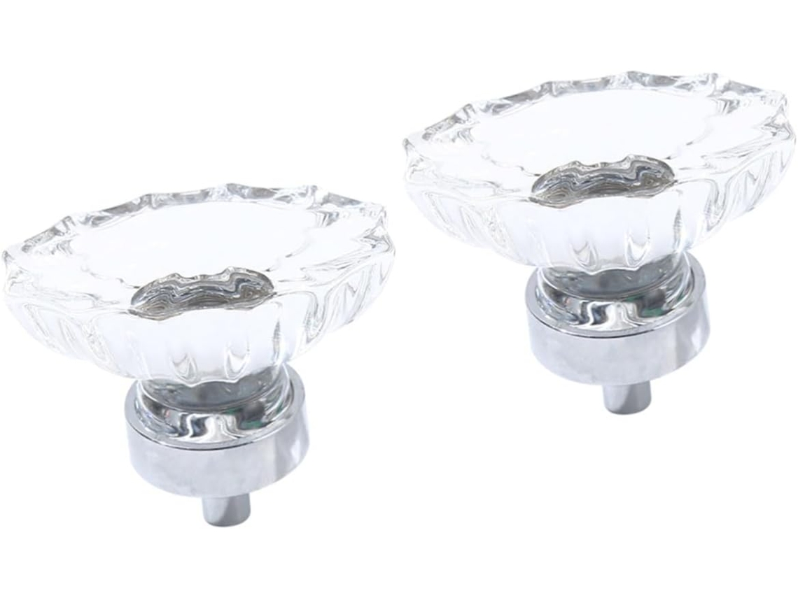 Puxador De Vidro, Puxadores De Porta Cristal, 2 Peças, Puxador De Vidro Em Formato Diamante, Puxadores De Vidro