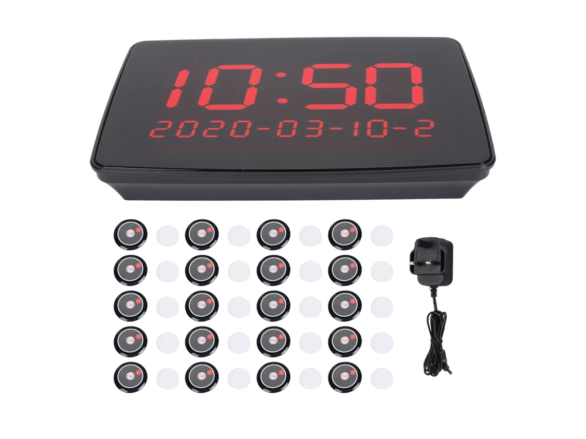 Sistema de Pager Sem Fio 20 Botões com 1 Receptor para Bar Restaurante