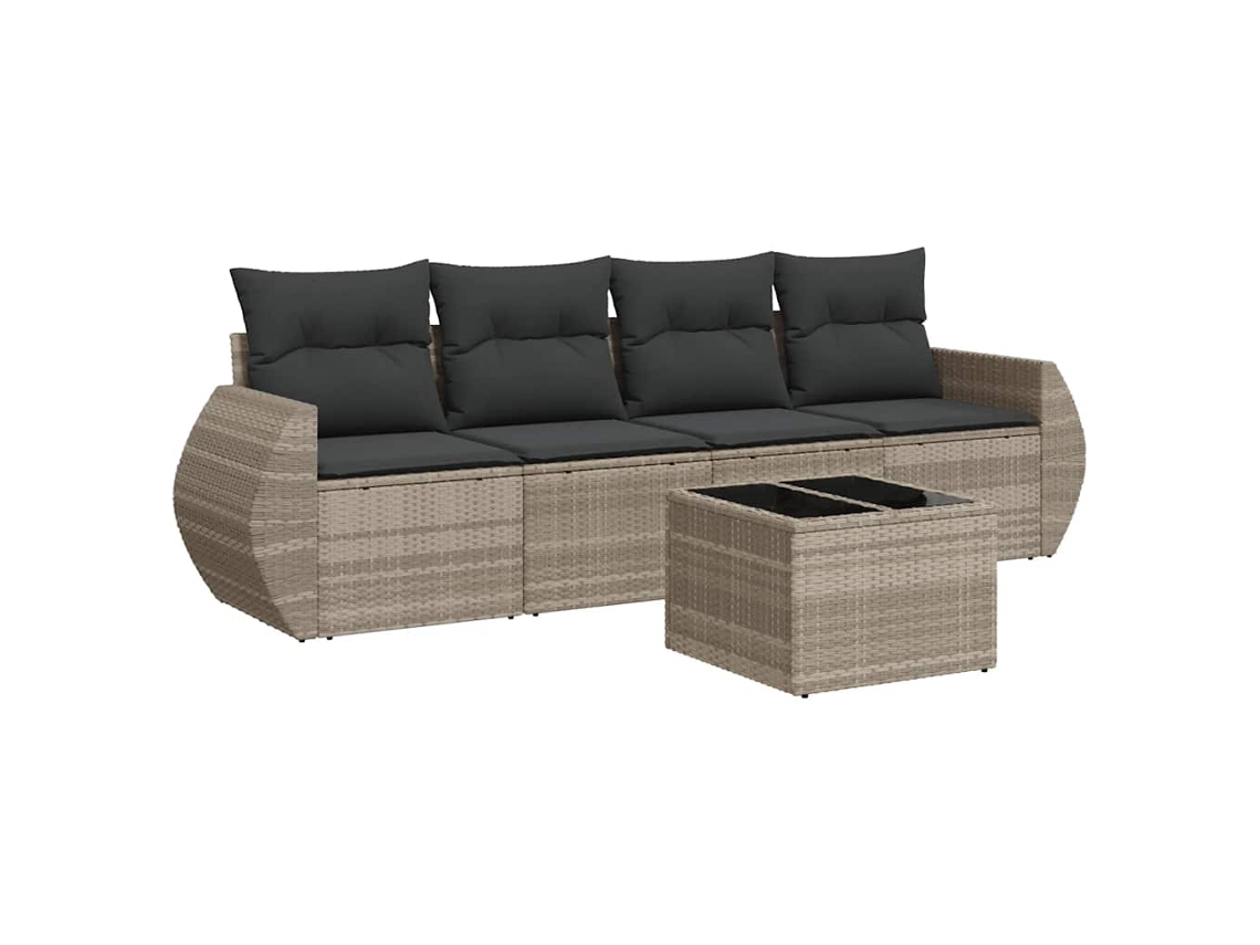 Garden Sofa Set, Garden Sofa Sets Vidaxl Cinzeto Rattan / Vime (n/a)