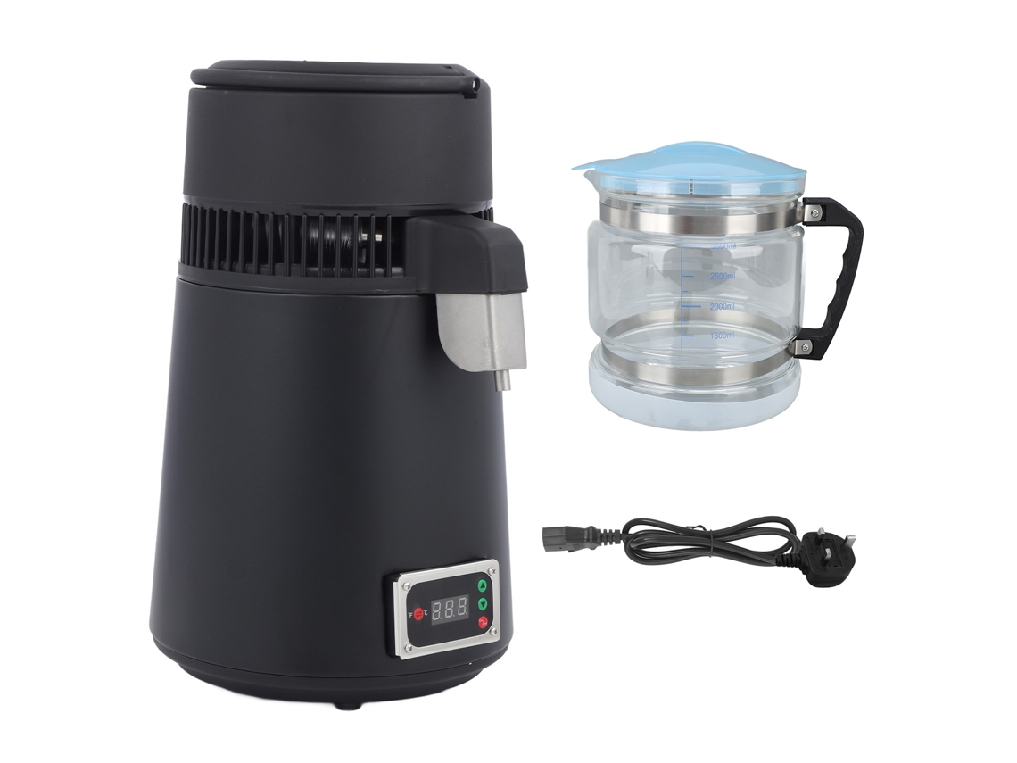 Destilador de Água Automático de 4l com Tarraxa de Vidro para Uso Doméstico, Médico e Laboratorial, 220v Uk LAXISCREED
