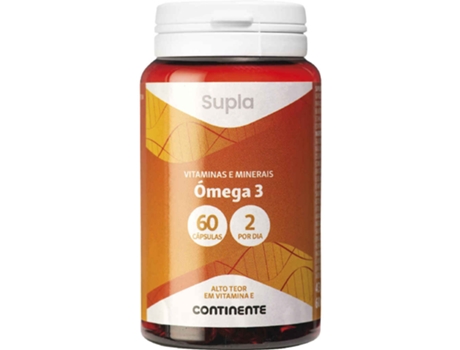 Suplemento Alimentar Ómega 3 Cápsulas Supla