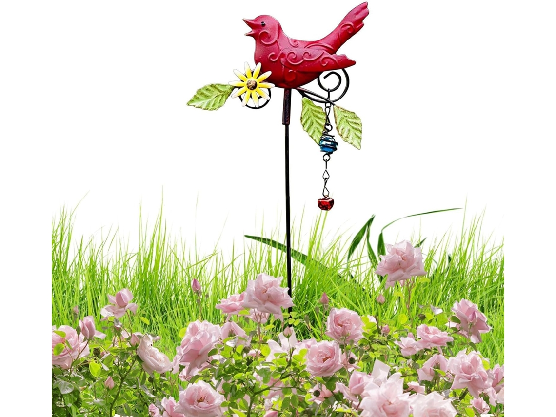 Decoração Genérica para Jardim com Estaca Estética em Formato de Pássaro Estaca de Jardim com Pássaro para Áreas CHABERLU