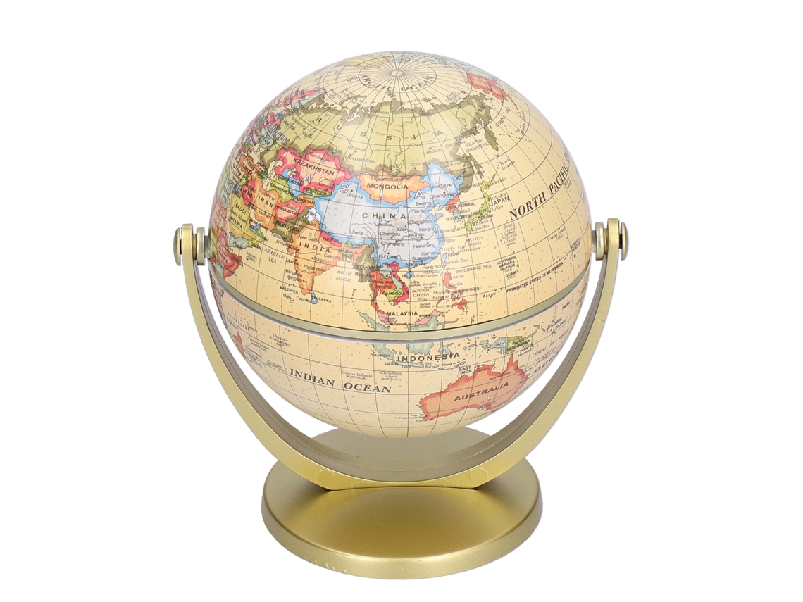 Mini Globo Terrestre Laxiscreed Com Rotação Para Ensino De Geografia Em Mesa