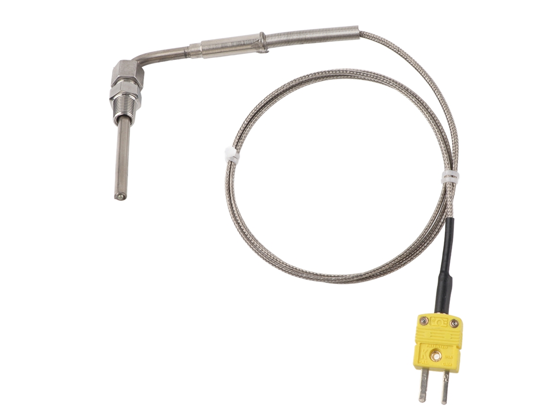 Termopar Tipo K Egt Sonda de Temperatura de Gás de Escape com Ponta Exposta e Conector Mini