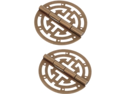 Dobradiças De Latão Pretyzoom Para Caixa Joias 2 Peças, Mini Ferragens Decorativas Com Estilo Antigo Para Baú De Madeira