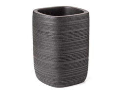 Vidro de Banheiro de Bambu Cinzentotatay