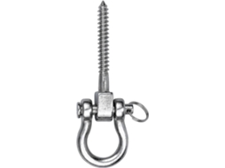 Gancho de teto inox 304 para hamacas até 220kg S/MARCA
