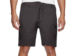 Bermuda cargo casual masculina de verão 2026 com bolsos, tamanho asiático