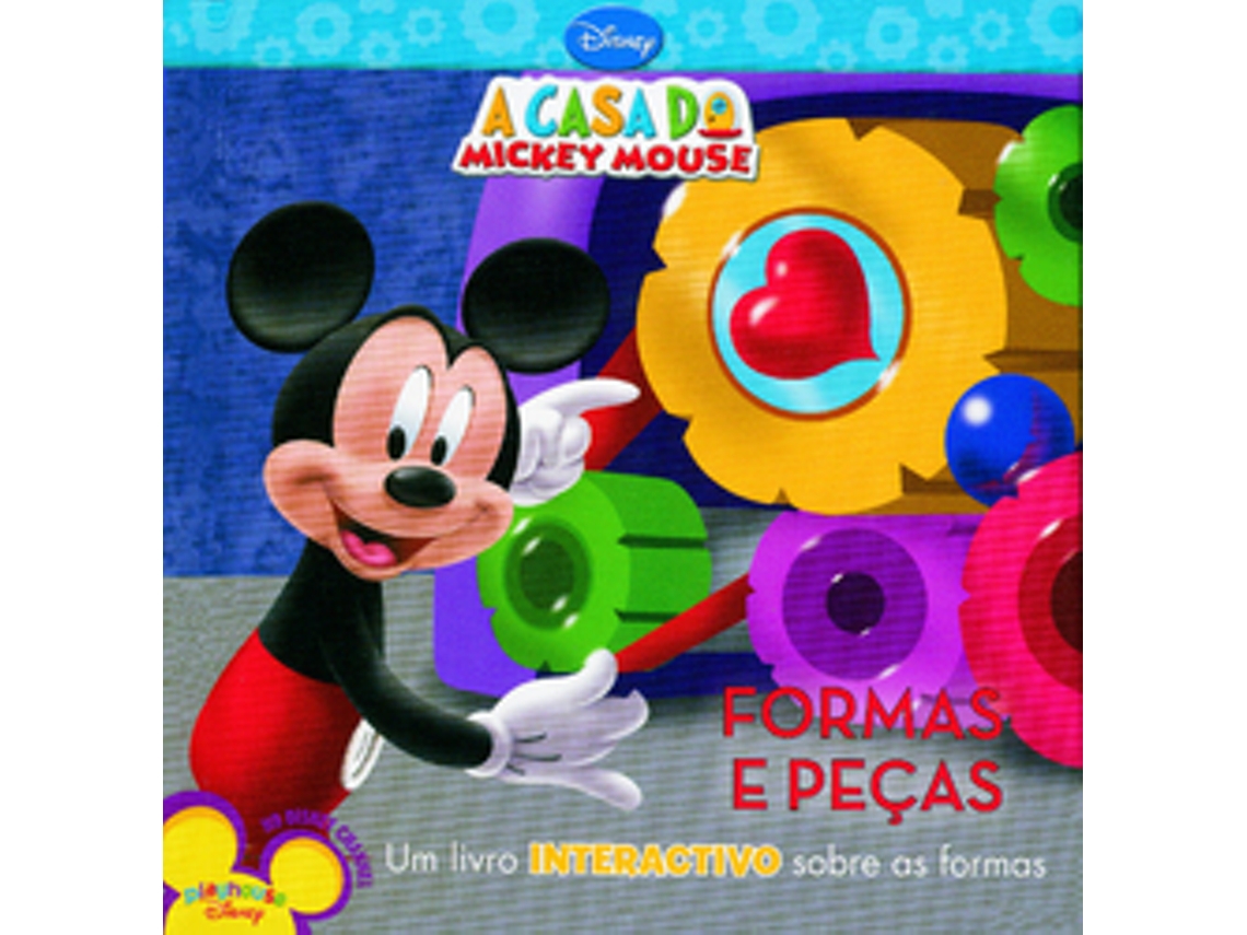 Livro A Casa Do Mickey - Formas E Peças