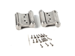 2pcs Hinge de Aço Inoxidável com Mola para Portas | S/MARCA