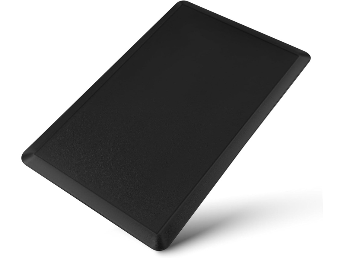 Tapete De Cozinha Antifadiga Hemobllo Preto 44x71x1, 2cm