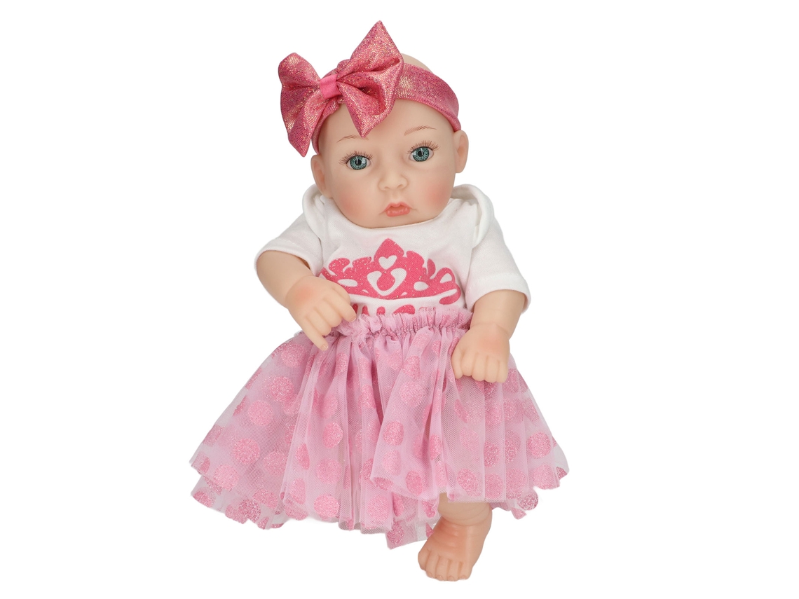 Mali boneca Bebê Silicone Realista 11pol Newborn Vinly Interativa para Colecionadores e Mães