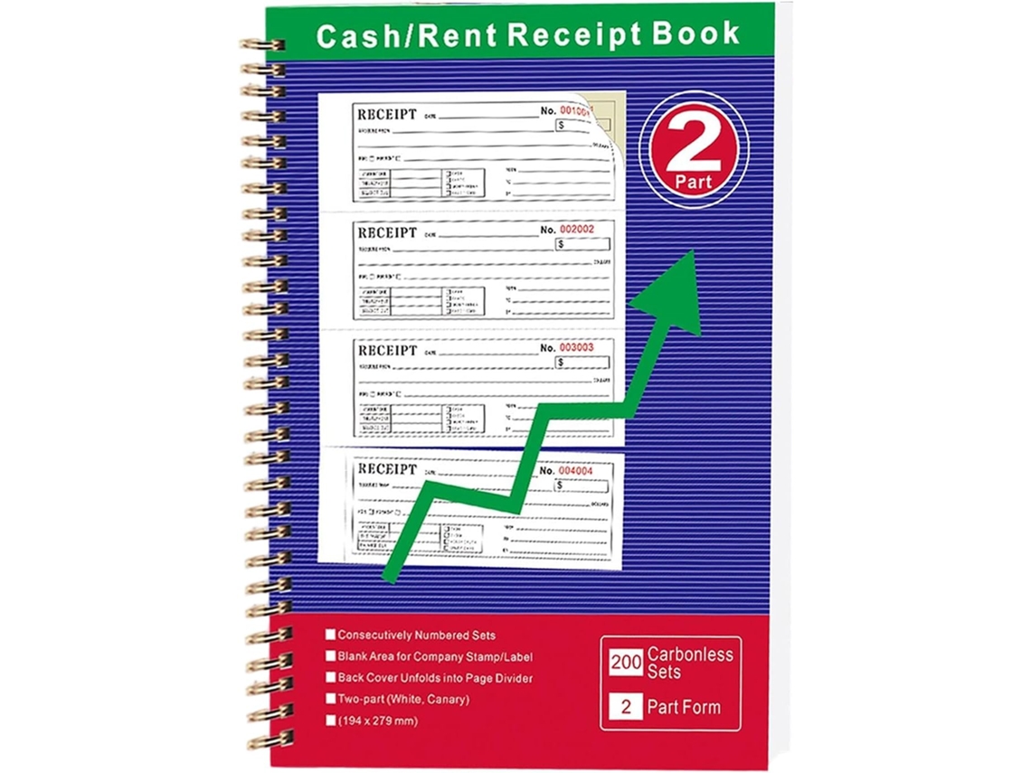 Carnet De Quittances De Loyer Duplicata Sans Carbone À