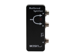 Buffer com uma Entrada e Duas Saídas, Divisor Multifuncional para Guitarra Elétrica e Baixo Elétrico AQUAFORGE