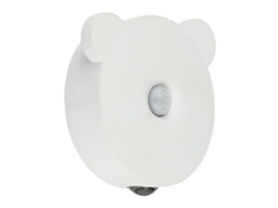 Lanterna Noturna Led com Sensor de Movimento Forma de Urso Luz Quente para Quarto