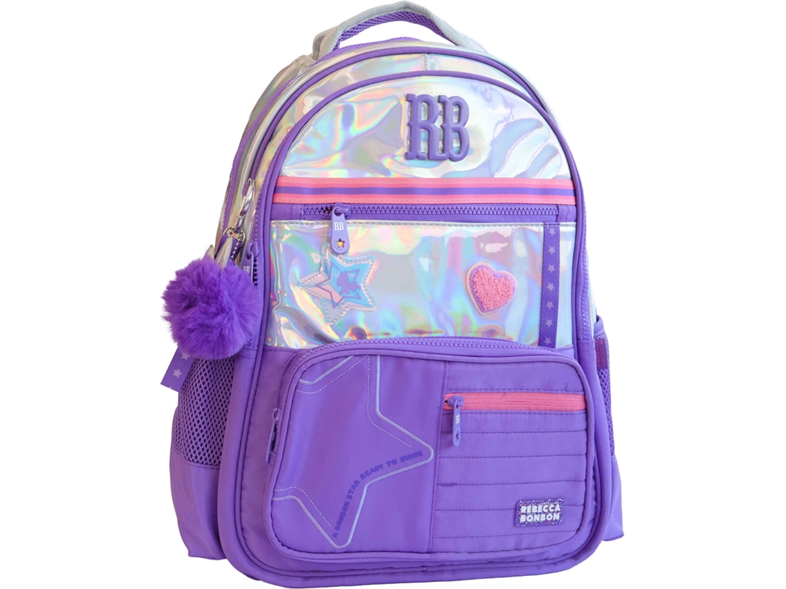 Mochila REBECCA BONBON Lilás Holo