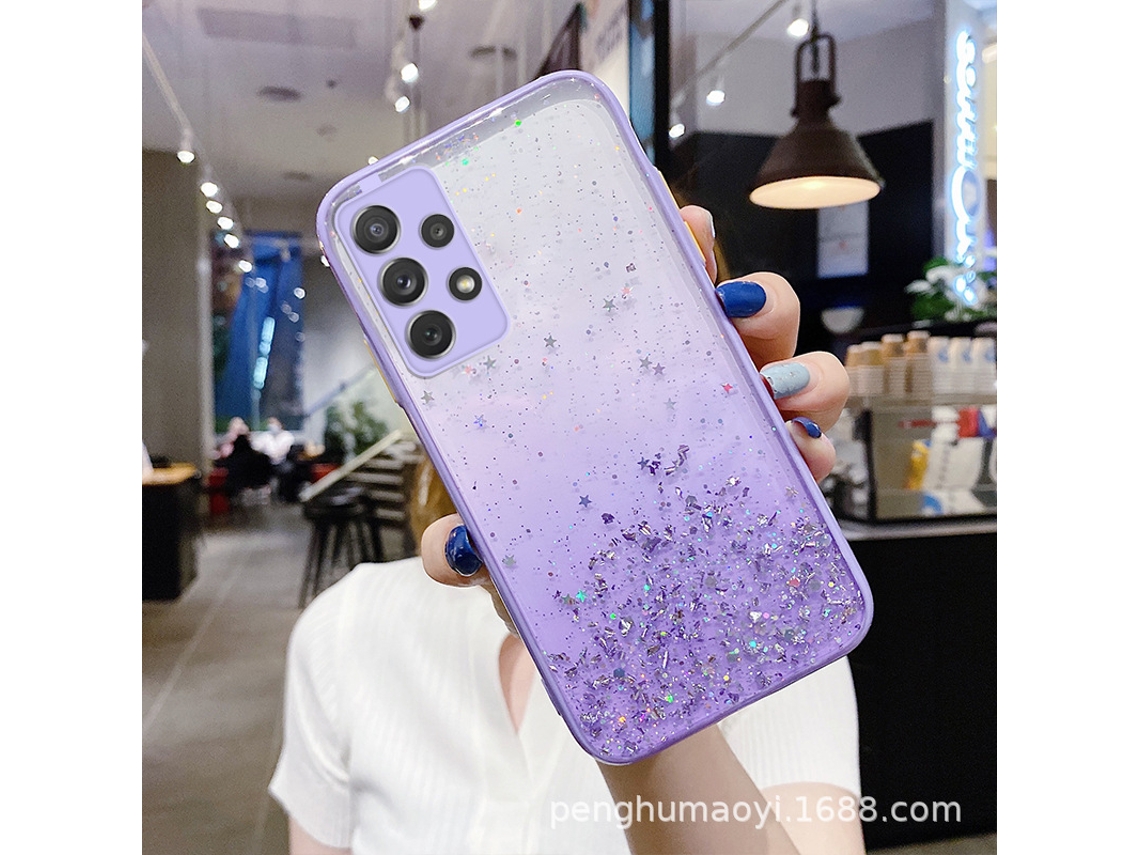 Capa de Telefone LAXISCREED Glitter Epóxi Estrela
