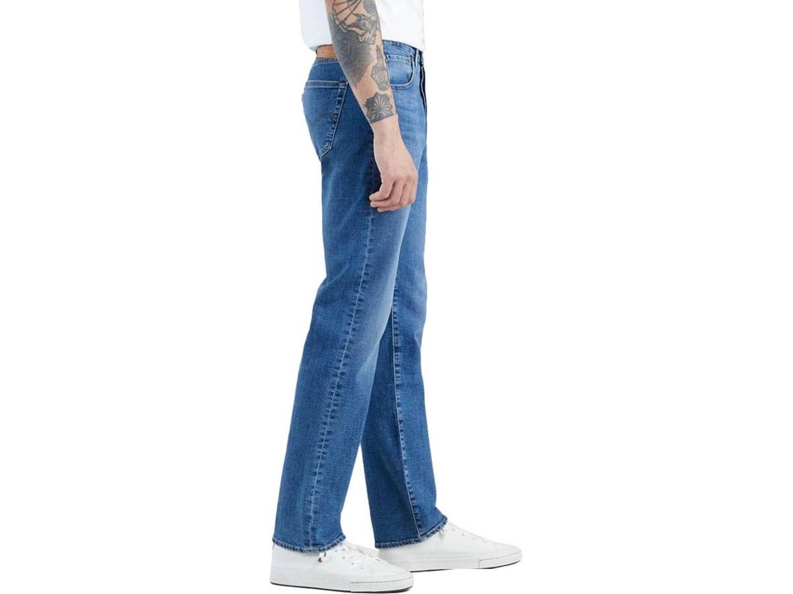 Jeans LEVIS 501 Denim Denim Homem W34L36 Azul Worten.pt