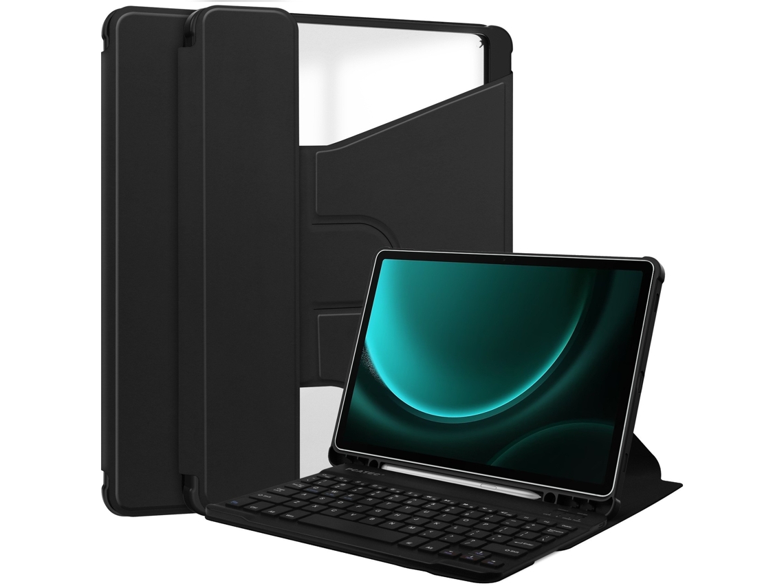 Capa Com Teclado Bluetooth Compatível Com Lenovo Tab M11/xiaoxin Pad 2024, Giratória 360°, Suporte Integrado