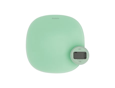 Brabantia Tasty+ Verde Balcão Redondo Balança de Cozinha Eletrónica