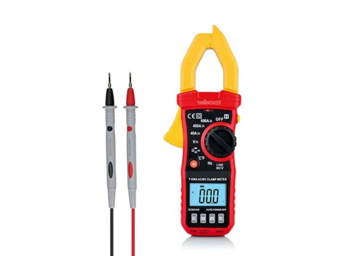 Alicate Amperímetro Digital Cat Iii 600 Vac/Vdc Ncv com Função Data-Hold VELLEMAN