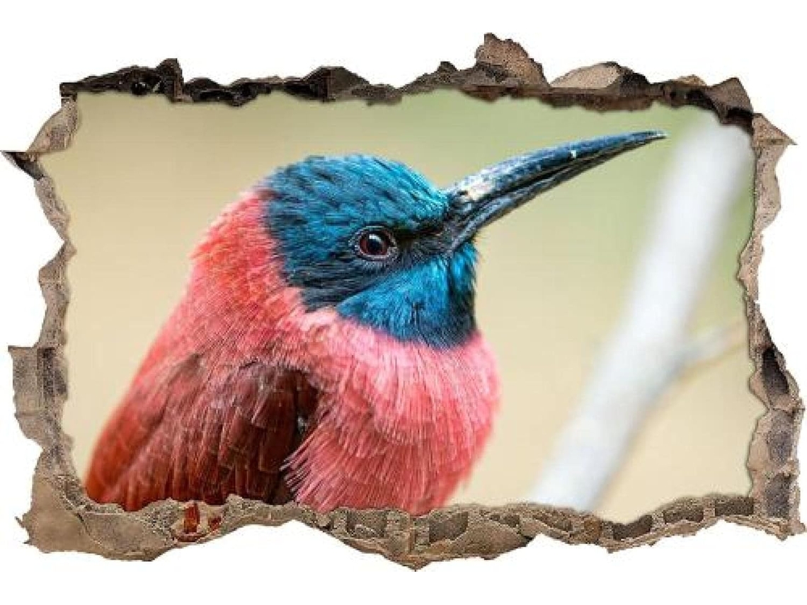 Gougeltd Adesivos Muraux Oiseau Exótico Autocollants Mural 3d Look Para Chambre Enfant Decoração Murale 72x113cm