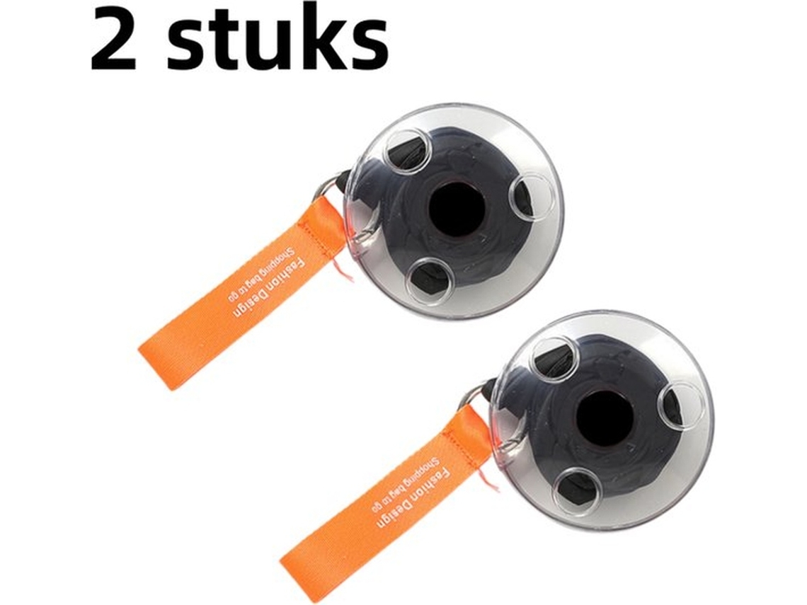 2 Sacos De Compras Dobráveis - Portáteis - Com Disco Rotativo E Pegas Extensíveis - Design Compacto - Preto