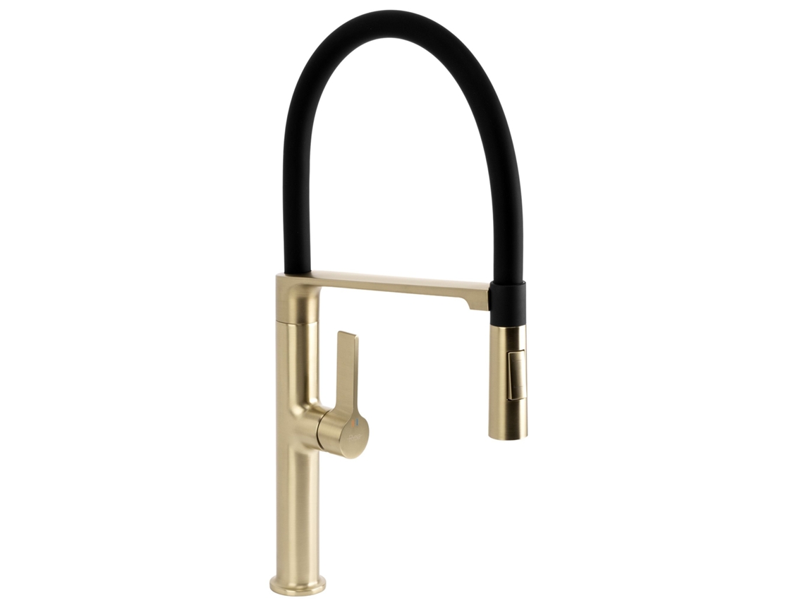 Grifo para Cocina REA Lago Brush Gold 21,5 X 10 X 51 Cm