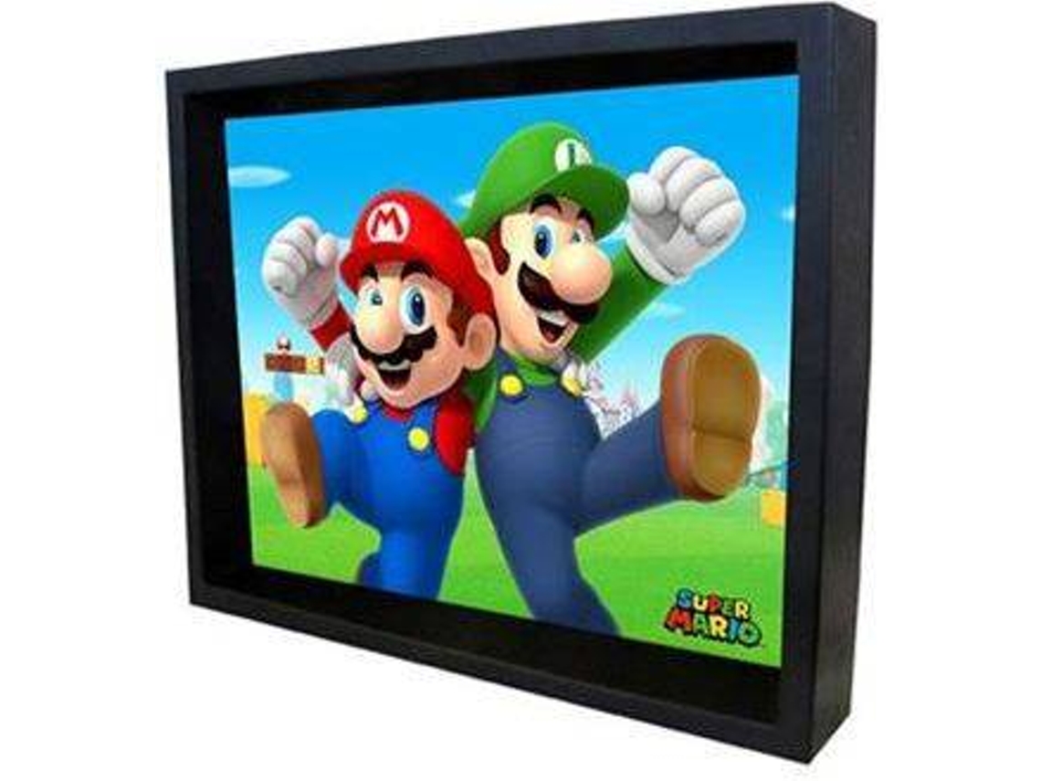 Poster 3D SUPER MARIO - Mario & Luigi