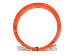 Cabo de Fibra Óptica 50/125μm 3m Multimodo Dualcore Patch Cord Sc UPC | S/MARCA