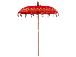 Parasol Balinês Vermelho 185 X 185 X 260 Cm MAISON EXCLUSIVE