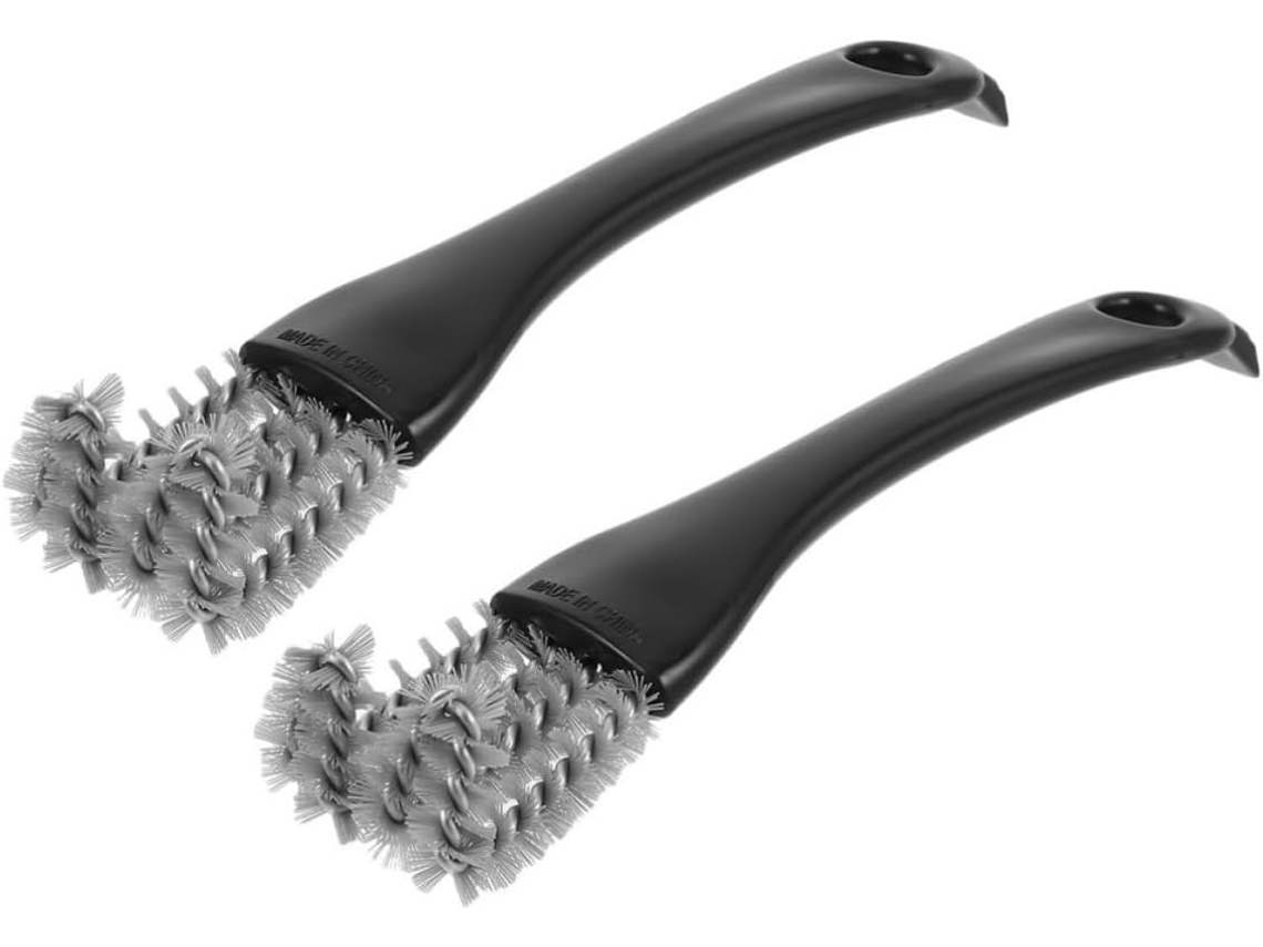 Conjunto De 2 Escovas De Plástico Para Limpeza De Churrasqueiras