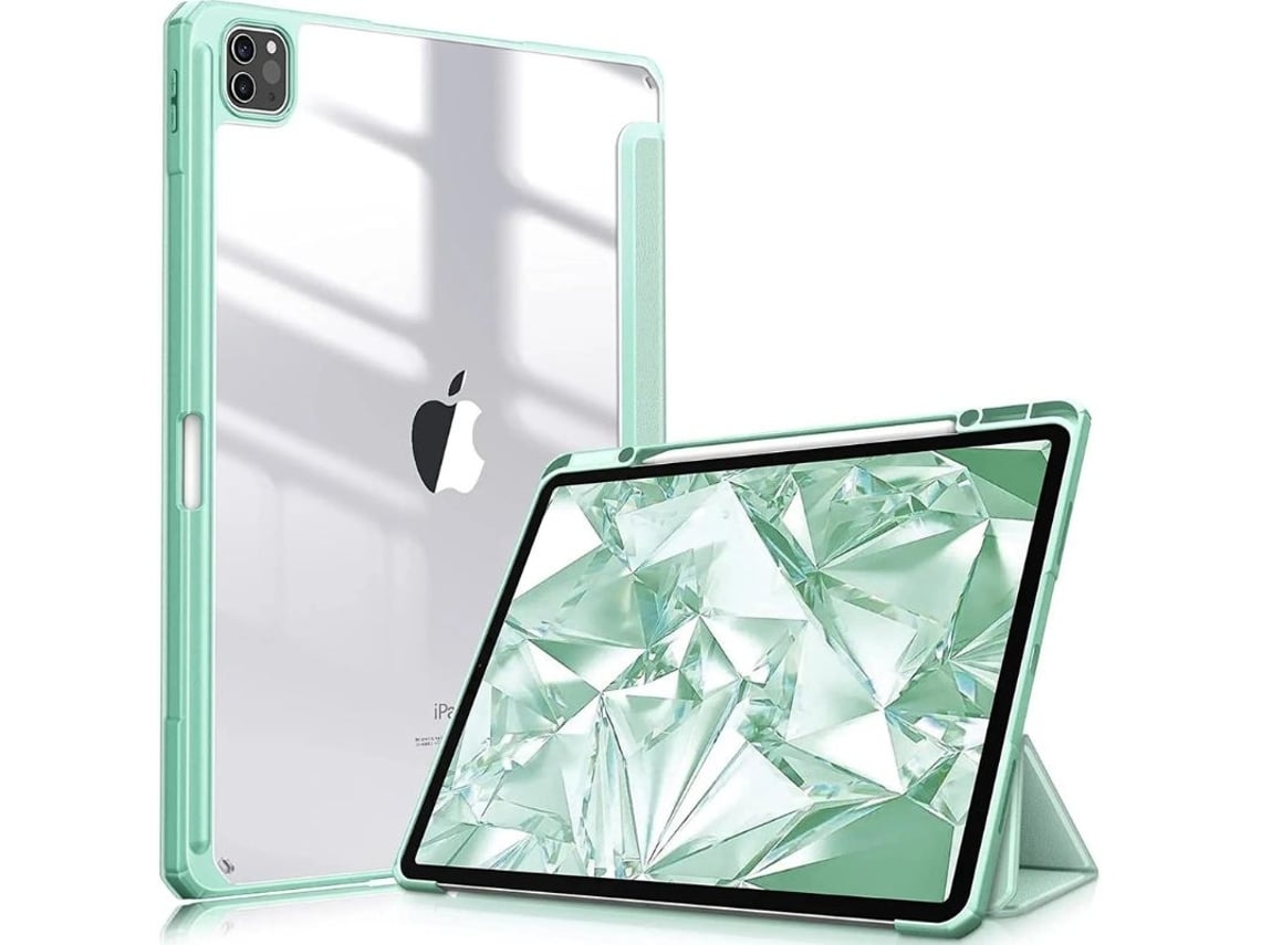 Capa Crystal Folio para Ipad Mini 6 8.3 Verde Claro