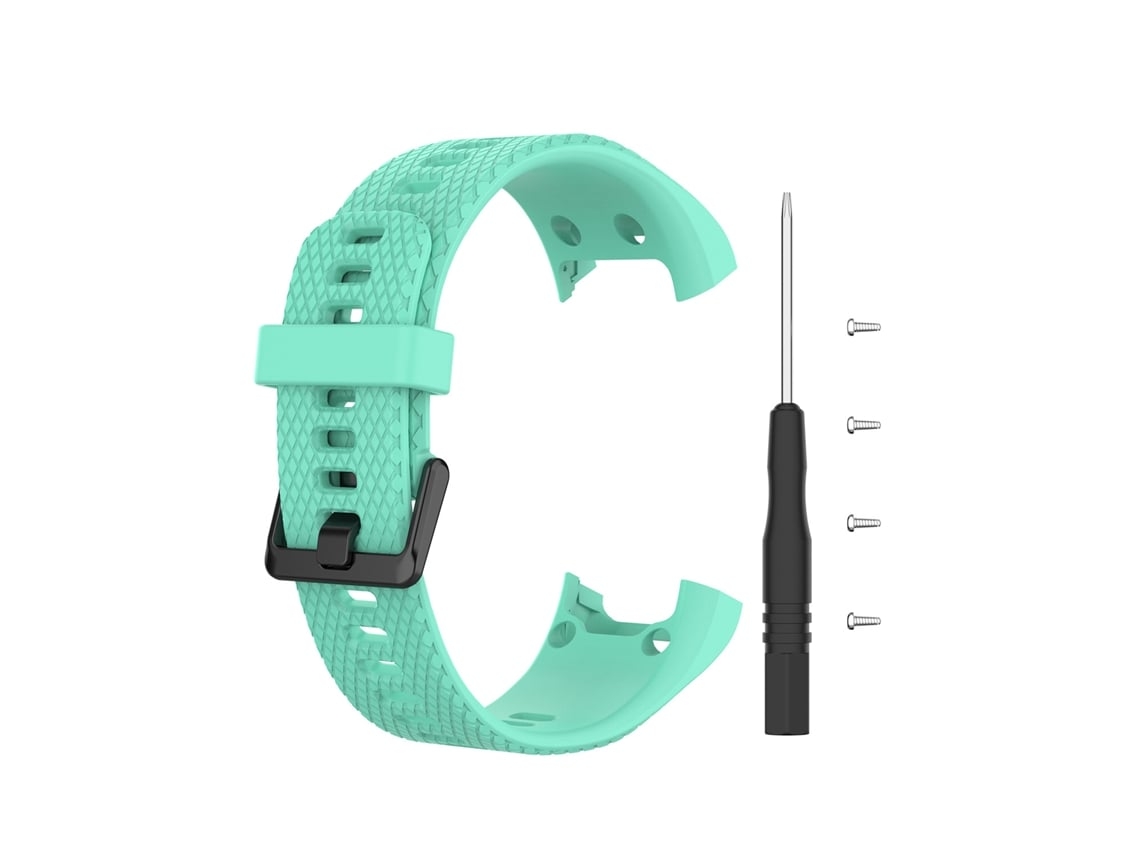 Lurelia Pulseira De Substituição Esportiva Ajustável Silicone, Compatível Com Smartwatch Garmin Vivosmart Hr, Lake Blue