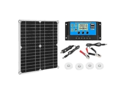 Painel Solar, Kit De Painel Solar De 12 W Com Controlador De Carga Solar Olysi Shop
