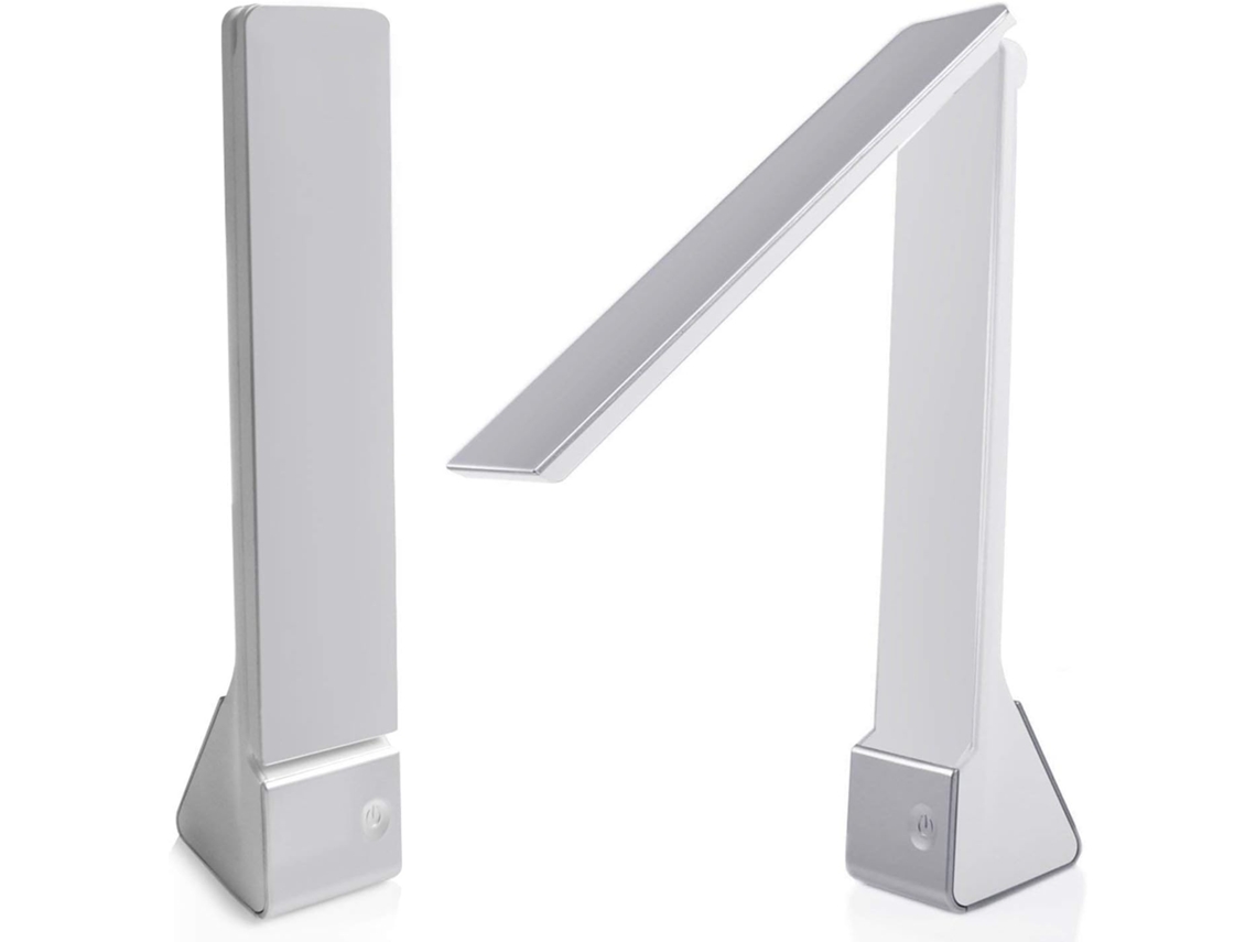 Luminária De Mesa Dobrável, Led De 4w Com Usb, Controle Por Toque, 3 Modos Leitura Estudo Relaxamento, Braço Articulado