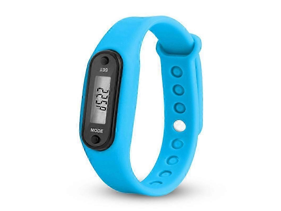 Relógio inteligente fitness com contador de passos e rastreador de atividades para adultos e crianças, pulseira LCD Ly Ebike