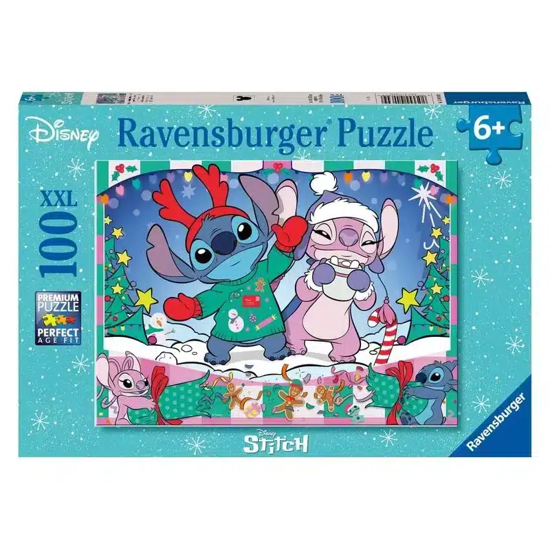 Stitch Puzzle 100 Piezas Xxl Disney Navidad 12004030 Ravensburger P24ravensburger