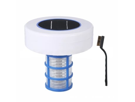 Ionizador Solar Para Piscina Com Escova, Reduz O Cloro Flutuante Eifson