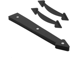 Kit De Ferragens Decorativas Genéricas Para Portas Garagem Estilo Carruagem, Com Dobradiças E Puxadores Robustos Para